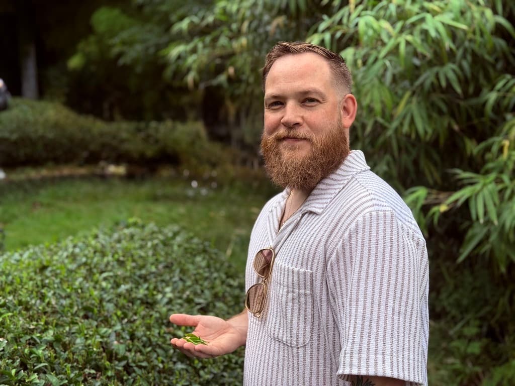 Chef Jeffrey, Vale's founder and Michelin-trained chef who sourced ceremonial matcha from Shizuoka, Japan